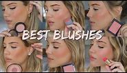 TOP 8 BLUSHES | Try On/Swatches | Elanna Pecherle 2020