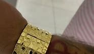 Real 10K Gold Nugget Bracelet by Ijaz Jewelers #bracelets #goldbracelet #bracelet