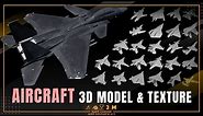 How to Texture Aircraft 3D Model