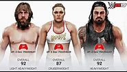 WWE 2K19 ALL SUPERSTAR OVERALLS & RENDERS! (Including Managers & Pre-Order DLC!)