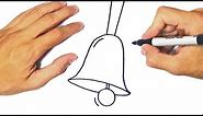 How to draw a Bell for kids | Bell Easy Draw Tutorial