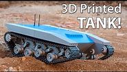 Fully 3D Printed TANK / Tracked Robot Platform