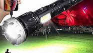 VASTFIRE Rechargeable Flashlights High Lumens 2000000 Zoomable 2023 Best Floodlight Spotlight Strobe Light Lanterns Brightest Flashlight for Emergencies Camping Power Outage Cars
