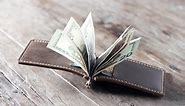 Leather Money Clip Wallet for Men #018 - Handmade by JooJoobs