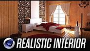 Cinema 4D - Fast and Easy Realistic Interior Render Tutorial