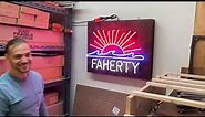 FAHERTY Metal Backed Sign Uncrating SD 480p