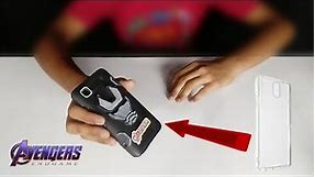 How to make Avengers endgame Iron man face mobile cover with old mobile
