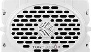 Turtlebox Gen 2: Loud! Outdoor Portable Bluetooth Speaker | Rugged, Waterproof, Impact Resistant (Rich, Full Sound, Plays to 120db, Pair 2X for True L-R Stereo), White
