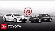 2020 Toyota Camry LE vs. 2020 Ford Fusion SE | Head to Head | Toyota