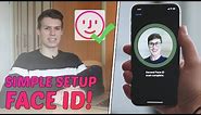 HOW TO SETUP FACE ID on iPhone Xs Max, iPhone Xs, iPhone Xr and iPhone X!