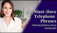 Must-Know Telephone Phrases [Successful English on the Telephone]