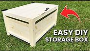 How to Make a DIY Storage Chest | FREE Build Plans