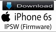 Download iPhone 6s Firmware | IPSW (Flash File|iOS) For Update Apple Device
