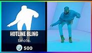 10 Emote Ideas in Fortnite Battle Royale! "Hotline Bling" Drake Emote!