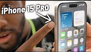 iPhone 15 Pro Hands-On with NEW Features!
