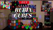 90s Decoration Ideas | 80s Decoration Ideas | Rubik’s Cubes DIY