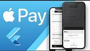 Flutter eCommerce App - Payments with Apple Pay in a Flutter App - EP27