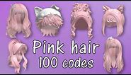 Aesthetic PINK HAIR Codes for Brookhaven, Berry Avenue and Bloxburg