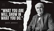 Inspirational Quotes for Success by Thomas Alva Edison