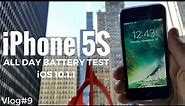 iPhone 5S All Day Battery Test [VLOG#9]