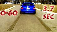B5 Audi S4 biturbo Stage III 0-60 mph (100 km/h) in less than 4 seconds (AWD Launch/Burnout)...