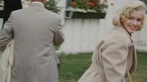 2 Very Rare Colour Home Movies Of Marilyn Monroe - On Crutches 1953 And Coming Home From Court 1956