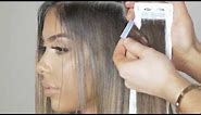 HOW TO APPLY INVISI TAPE EXTENSIONS