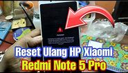 Cara Reset Ulang HP Xiaomi Redmi Note 5 Pro