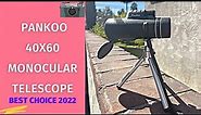 Pankoo 40X60 Monocular Telescope Review & Test | Best Monocular Telescope #Shorts