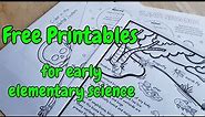 Science Worksheets for Early Elementary - Free Printables