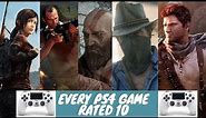 All PlayStation Hits Games (Best of PS4 - Rated 10)