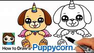 How to Draw a Puppycorn | Doggycorn