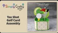 Tee Shot Golf Card Assembly - 3D Golf Box Card SVG File