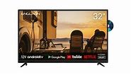 Englaon 32″ Full HD SMART LED 12V TV With Built-in DVD Player for Caravan