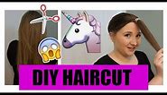 DIY LAYERED HAIRCUT | HOW I CUT MY HAIR AT HOME | UNICORN PONYTAIL METHOD