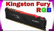 Kingston HyperX Fury RGB Black Heatsink 1x 16GB DDR4 2400MHz DIMM Testing and Review HX424C15FB3A/16