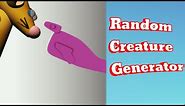 Random Creature Generator for Blender