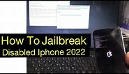 How To Jailbreak Disabled iPhone 2024 | Checkrain Patched Windows
