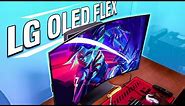 LG OLED FLEX Review: The 4k Gaming Monitor!