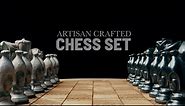 Artisan Crafted Ceramic Chess Set