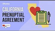 California Prenup (Prenuptial) Agreement - Laws & How to Make