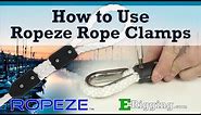 Using Ropeze Rope Clamps - How to Install