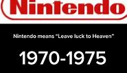 Nintendo Logo Evolution (1889-2024)