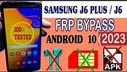 Samsung J6 Plus (J610F) Android 10/1 Click Frp Bypass |New Trick 2023| With Pc/Reset Frp 100%Working