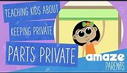 Help kids learn why it’s important to keep private parts private [with Tusky & Friends]