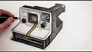 How To Draw A Polaroid Land Camera