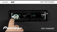 How To - DEH-X6800BT - AM FM Tuner