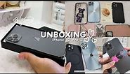 UNBOXING IPHONE 12 PRO📱(512GB) GRAPHITE (2023) + Phone Cases and accessories haul | Mitty Lao