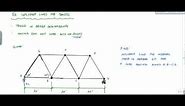 Influence Lines for Truss Example (Part 1) - Structural Analysis
