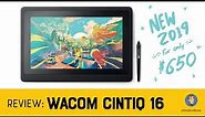 Wacom Cintiq 16 Review (A $650 Wacom Drawing Tablet!)